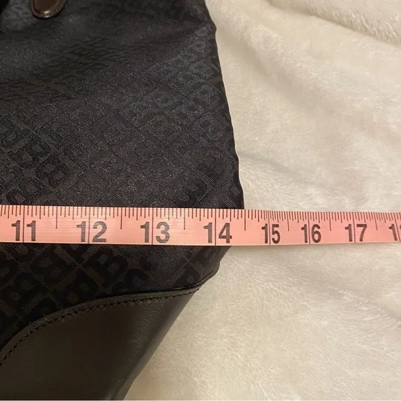 Bally EUC Monogram tote bag Black with Gold Hardware - Picture 14 of 14